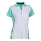 Plus Size Nancy Lopez Bee Short Sleeve Golf Polo, Women's, Size: 1xl, Turquoise/blue (turq/aqua)