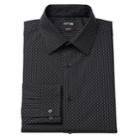 Men's Apt. 9&reg; Slim-fit Stretch Spread-collar Dress Shirt, Size: 16.5-34/35, Black