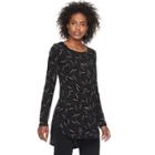Women's Apt. 9&reg; Essential Tunic, Size: Large, Oxford