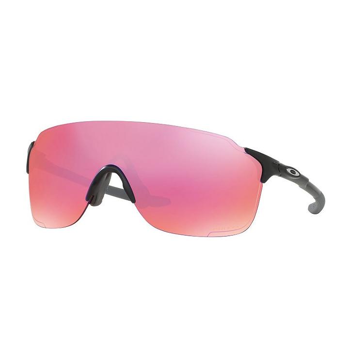 Oakley Evzero Stride Oo9386 38mm Shield Prizm Trail Polarized Sunglasses, Adult Unisex, Black