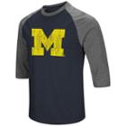 Men's Campus Heritage Michigan Wolverines Moops Tee, Size: Small, Dark Blue