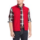 Men's Chaps Classic-fit Microfleece Vest, Size: Small, Red