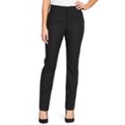 Women's Gloria Vanderbilt Haven Microtech Straight-leg Dress Pants, Size: 12 Short, Black