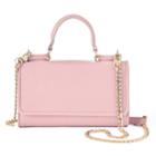 Deluxity Luna Crossbody Trifold Wallet, Women's, Light Pink