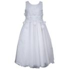 Girls 7-16 Bonnie Jean Popover Tulle Dress, Girl's, Size: 10, White