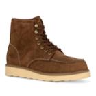 Lugz Prospect Men's Suede Steel Toe Work Boots, Size: 11.5 D, Brown