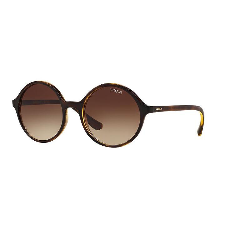 Vogue Vo5036s 52mm Round Gradient Sunglasses, Women's, White Oth