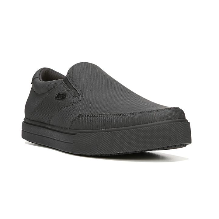 Dr. Scholl's Valiant Men's Slip-on Sneakers, Size: Medium (8.5), Black