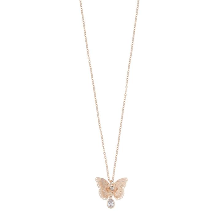 Lc Lauren Conrad Filigree Butterfly Necklace, Women's, Light Pink