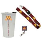 Minnesota Golden Gophers Badge Holder, Lanyard & Tumbler Job Pack, Adult Unisex, Multicolor