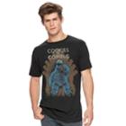 Men's Cookie Monster Tee, Size: Small, Black
