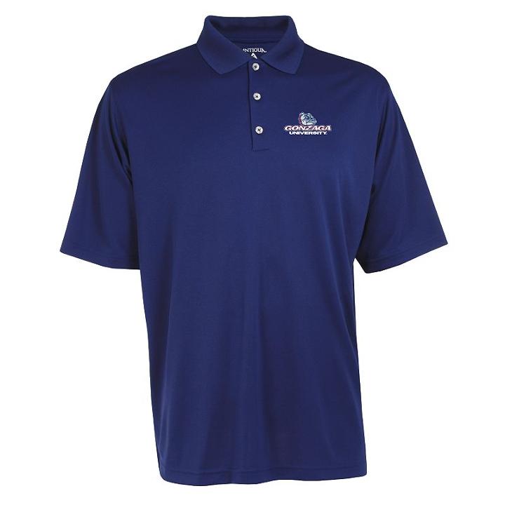 Men's Gonzaga Bulldogs Exceed Desert Dry Xtra-lite Performance Polo, Size: Xl, Blue