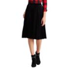 Chaps Women's Metallic Faux-suede Pleated Midi Skirt, Size: Xs, Black