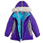 Girls 7-16 Zeroxposur Carol 3-in-1 Systems Jacket, Size: 10-12, Brt Purple