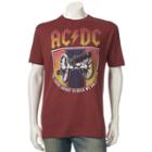 Men's Ac/dc Tee, Size: Small, Red Other