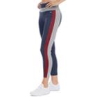 Women's Champion Authentic Color Block Ankle Leggings, Size: Xl, Dark Blue