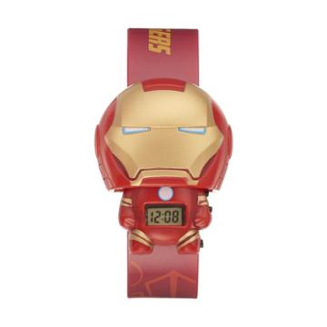 Bulbbotz Kids' Iron Man Digital Light-up Watch, Size: Small, Red