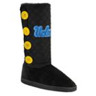 Women's Ucla Bruins Button Boots, Size: Medium, Black