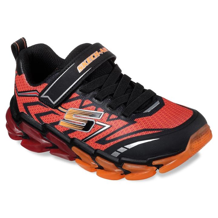 Skechers Skech Air 4 Flexo Boys' Sneakers, Size: 13, Red Overfl