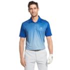Men's Izod Swingflex Classic-fit Feeder-striped Stretch Performance Golf Polo, Size: Small, Med Blue