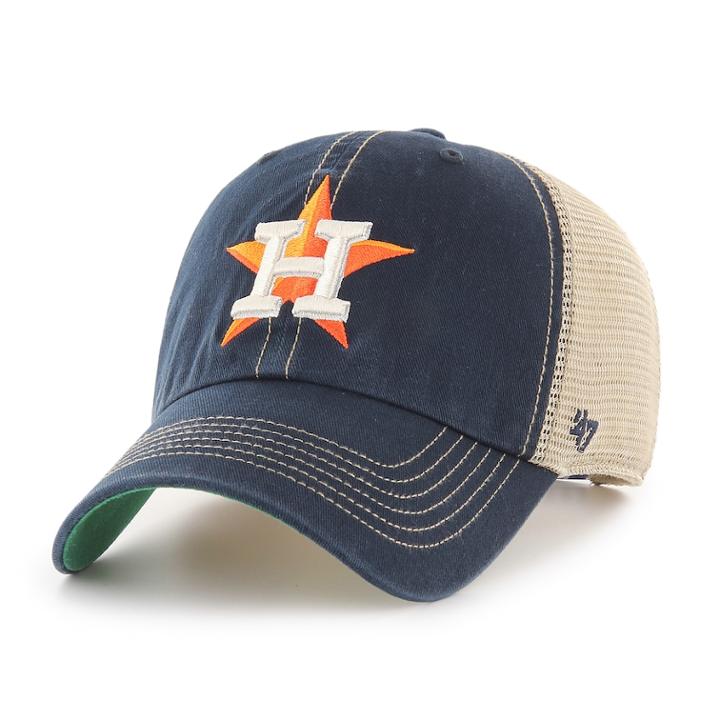 Adult '47 Brand Houston Astros Trawler Clean Up Hat, Men's, Blue (navy)