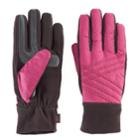 Women's Isotoner Stretch Ottoman Fleece Smartouch Smartdri Tech Gloves, Size: L-xl, Pink