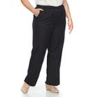 Plus Size Alfred Dunner Studio Pull-on Pants, Women's, Size: 20w Short, Black