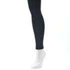 Women's Apt. 9&reg; Fleece-lined Footless Tights, Size: Medium, White