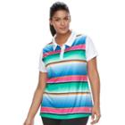 Plus Size Fila Sport&reg; Printed Golf Polo, Women's, Size: 2xl, Natural