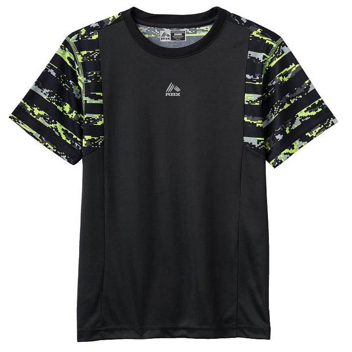 Boys 8-20 Rbx Striped-sleeve Tee, Boy's, Size: M(10-12), Oxford