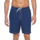 Men's Croft & Barrow&reg; Solid Swim Trunks, Size: Xxl, Dark Blue