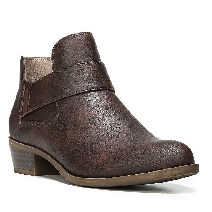 Lifestride Velocity Able Women's Ankle Boots, Size: Medium (7.5), Brown