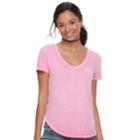 Juniors' So&reg; Perfect Tee, Teens, Size: Medium, Med Pink