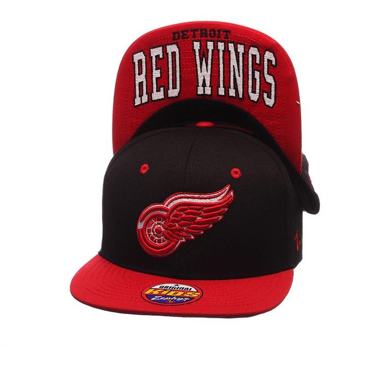 Youth Zephyr Detroit Red Wings Undercard Snapback Cap, Boy's