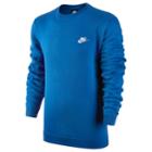Men's Nike Club Crew Fleece, Size: Small, Dark Blue
