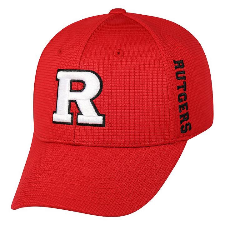 Adult Rutgers Scarlet Knights Booster Plus Memory-fit Cap, Men's, Med Red