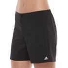 Women's Adidas Solid Swim Shorts, Size: Small, Black