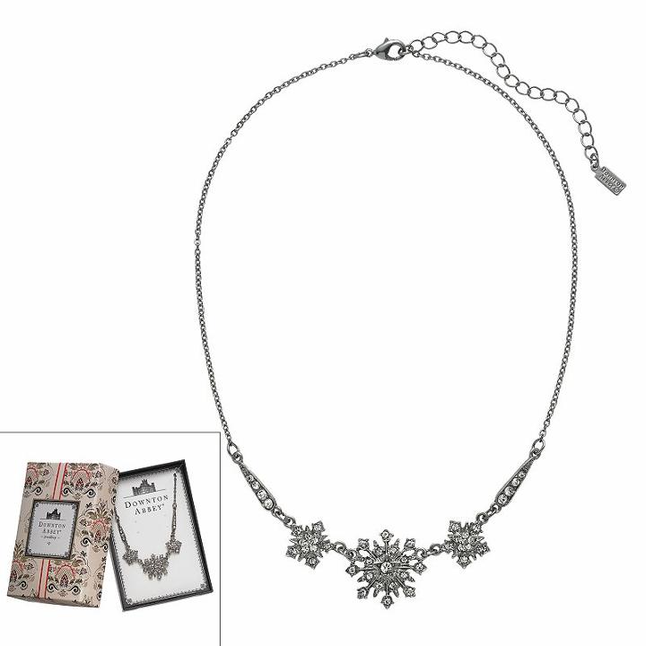 Downton Abbey Starburst Necklace, Women's, Size: 16, White