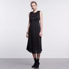 Women's Simply Vera Vera Wang Simply Noir Satin Shift Dress, Size: Xl, Black