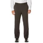 Men's Savane Active Flex Classic-fit Flat-front Dress Pants, Size: 40x30, Dark Grey
