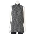 Women's Olivia Sky Space-dyed Mockneck Tunic, Size: Large, Oxford