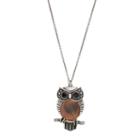 Mudd&reg; Long Owl Pendant Necklace, Women's, Blue