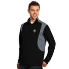 Men's Antigua Seattle Sounders Delta 1/4-zip Pullover, Size: Xxl, Black