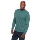 Men's Croft & Barrow&reg; Classic-fit Easy-care Crewneck Tee, Size: Small, Med Blue