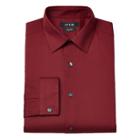Men's Apt. 9&reg; Slim-fit Easy-care Dress Shirts, Size: 15.5-32/33, Dark Red