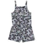 Girls 4-6x French Toast Printed Romper, Girl's, Size: 6, White