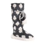 Women's Muk Luks Grace Boot Slippers, Size: Large, Dark Grey