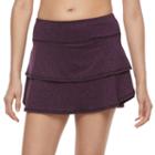 Women's Tek Gear&reg; Double Layered Performance Skort, Size: Xl, Med Purple
