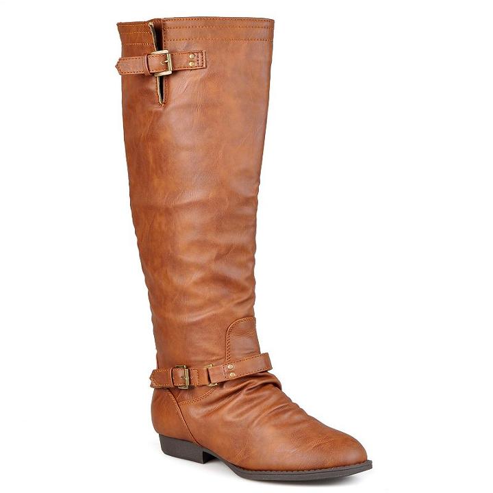 Journee Collection Stella Women's Tall Boots, Girl's, Size: Medium (6), Beig/green (beig/khaki)