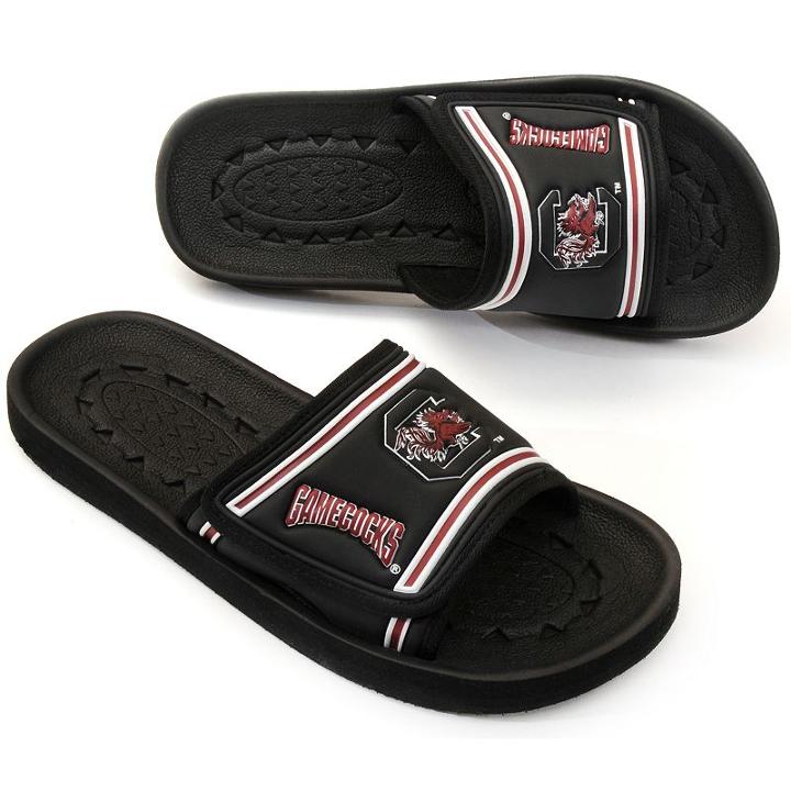 Adult South Carolina Gamecocks Slide Sandals, Size: Medium, Black